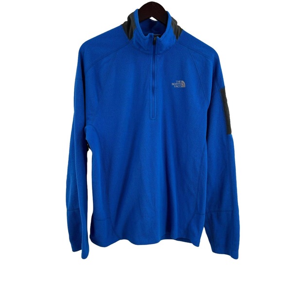 The North Face Other - The‎ North Face Blue Quarter Zip Fleece Pullover Size Large